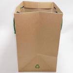 Beautiful Custom Brown Paper Bags Gift Clothes Packing Bag With Mixed Rope