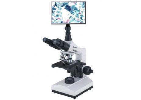 Binocular 10X 100X Student Biological Microscope Compound White LED