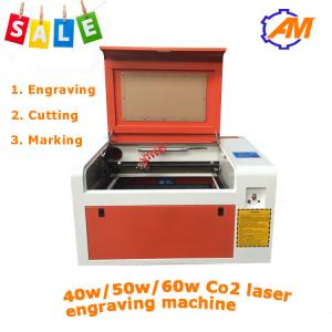 China hot sale 4060 40w/50w/60w wood plexiglass acrylic laser engraving machine co2 laser engrav wholesale