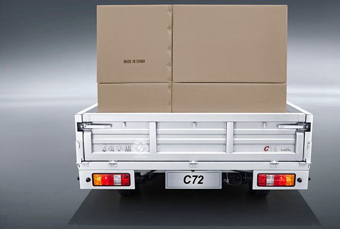 DFAC 1.5T 4X2 Flat Container Van Electric Cargo Truck with 2000x1440x370mm Cargo Size