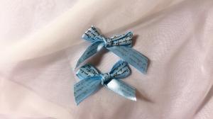 China Custom Single Face Gift Tie Ribbon 100% Polyester / Nylon Material wholesale