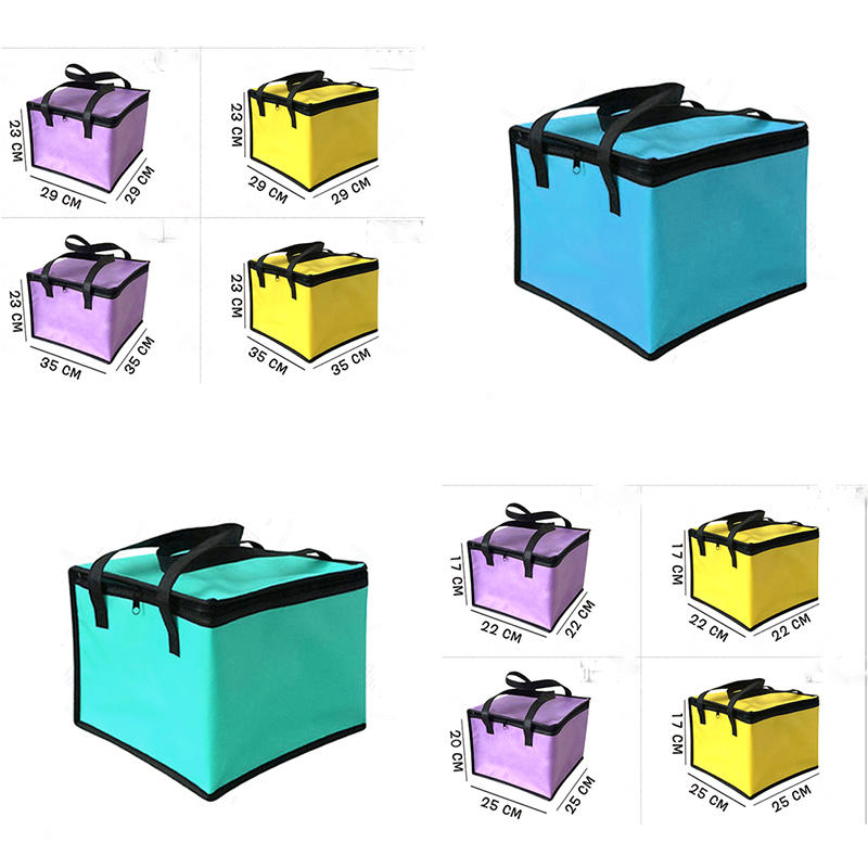 Customize Non Woven Insulated Reusable Lunch Containers Fresh Ice Cooler Bags