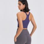 Low Price High Quality Custom Logo Y Back Padded Sport Tank Camisoles Workout