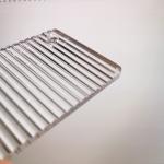 Stone Textured Clear Plastic Sheet Corrugated Acrylic Sheet 5-60mm