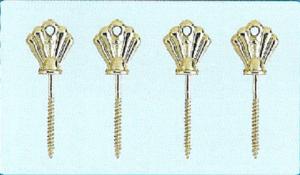 China Decorative Plastic Coffin Screw Casket Accessories By Sea Or By Air Transport wholesale