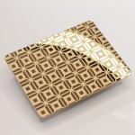 Etched Stainless Steel Sheet PVD Color Coating With Bending Welding
