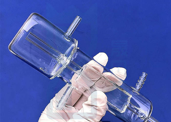 Double Deck Clear Fused Silica Tube Polishing With Side