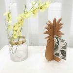 OEM ODM Decorative Cork Boards Table Handicrafts 3D Pineapple Shape