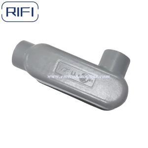China RIFI EMT Set Screw Type Aluminum Die Cast LL Type Conduit body wholesale