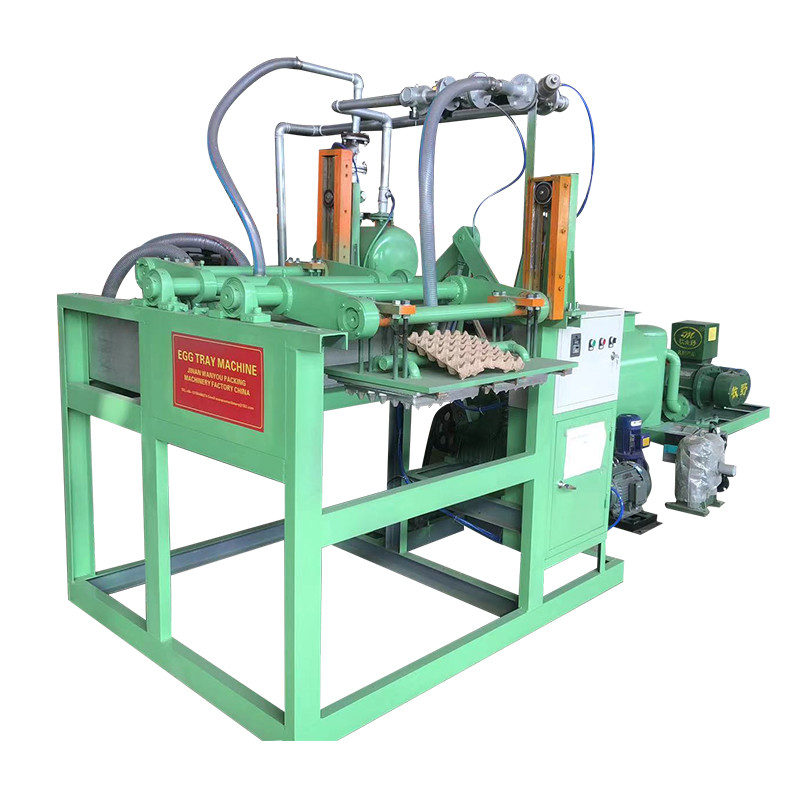 Aluminum Molds Waste Paper Egg Tray Making Machine 4000*2000*1800mm