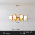 Nordic Middle Ancient Acrylic Beans Pendant Lamp Living Room Dining Room Study