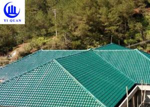 China Fast Installation Synthetic Resin Roof Tile Spanish Plastic Roofing Sheets wholesale