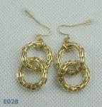 New style alloy ladies rhinestone dangle drop earrings for anniversary,