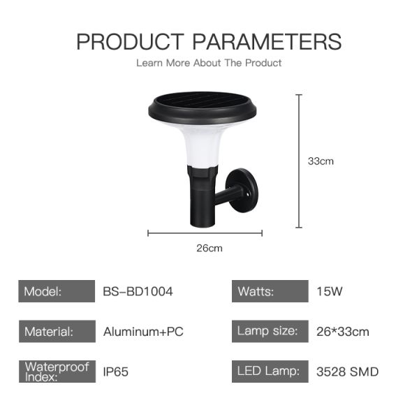 CE Approved Wall Mounted Solar Light Outdoor Waterproof Ip65