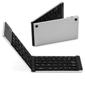 China Foldable Bluetooth Keyboard with Stand Holder for Compatible IOS Android Windows wholesale