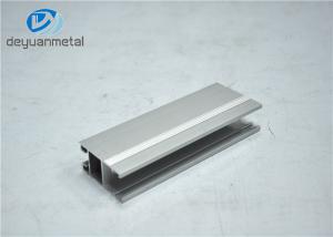 China Customized Shape Silver Aluminium Window Profiles For Office High Strength wholesale