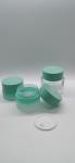 Cosmetic Glass Lotion Bottles Jar Cylinder Shape Classical Design 100ml