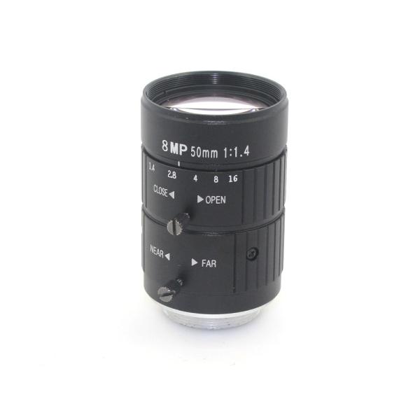 8MP 4K 50mm F1.4 Manual ITS Road Traffic Surveillance CCTV Lens C Mount for 5MP