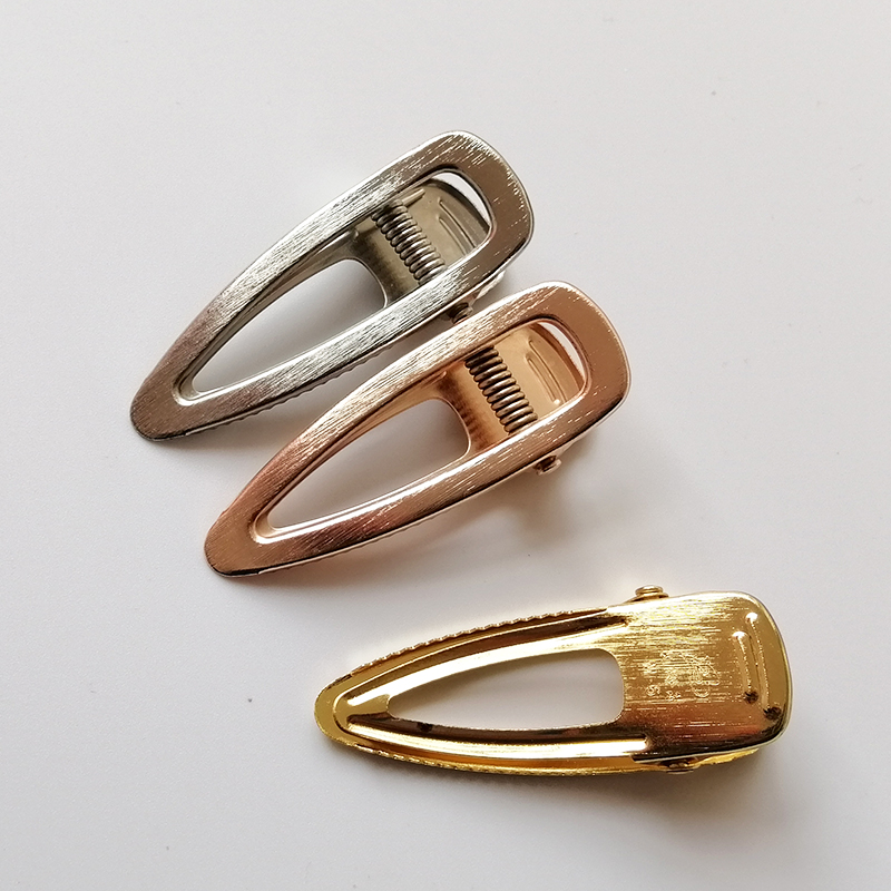 silver gold hair clip wedding accessories pins 6x2cm