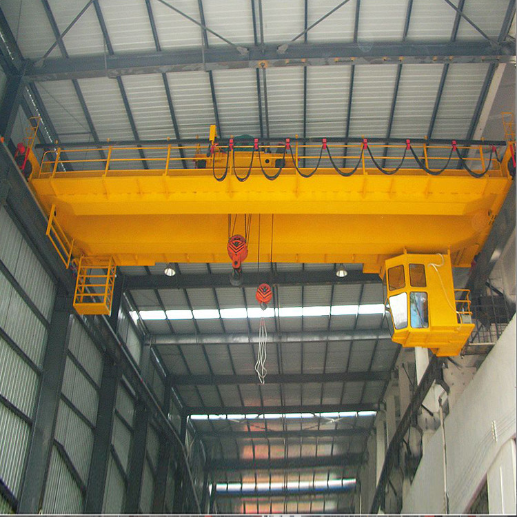 QD Double Girder Overhead Crane 16 Ton Electric Winch Trolleys