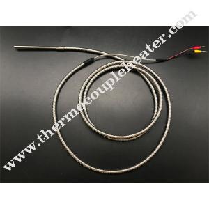China Stainless Steel Sheathed Dia 1.0mm 1.5mm 3.0mm 6.0mm Type K/j/n Probe Type Thermocouple wholesale