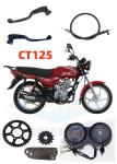Customized Motorcycle Fairing Kits 2 Wheeler Spare Parts For BAJAJ CT125