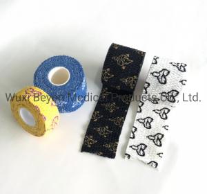 China 6 8 inch Elastic Adhesive Bandage Cotton Flexible Hand Tear Lite Bandage wholesale