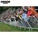 Durable Alloy Folding Steel Metal Barricade Crowd Barrier Fence Removable