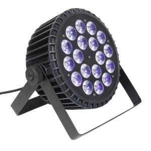 China 18PCS Waterproof RGBWAUV 6 In1 LED Stage Lighting Flat Par LEED Lights IP68 wholesale