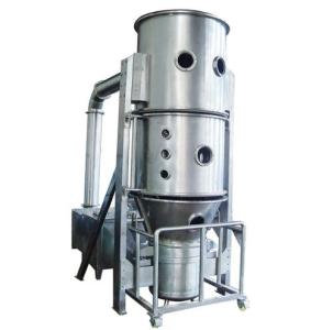 China Pharmaceutical Fluid Bed Dryer Fluidized Bed Granulator Machine 670L Volume wholesale