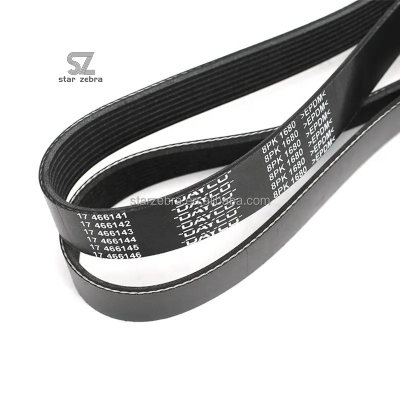 8PK1680 Auto Parts Engine Belts for Komatsu Hyundai Excavator Genuine Replacement Parts