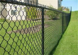 China 60x60mm Pvc Coated Galvanized Chain Link Fence Fabric For Security wholesale