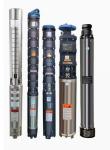 Submersible Well Pump Motor Integrated With Pump Immersed In Underground Well