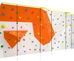 ODM Rock Climbing Wall Playground Equipment , Climbing Wall For Kids