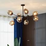 Nordic Glass Gold LED Chandelier Lighting Home Decoration Light lustre(WH-MI-431