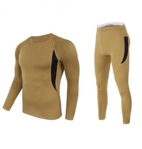 China Soft Fleece Fitness Set For Cycling Cold Weather Underwear Set wholesale