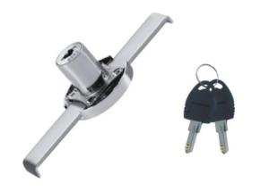 China Nickel Plated / Black Cabinet And Drawer Locks Endurable Zinc Alloy For Office wholesale