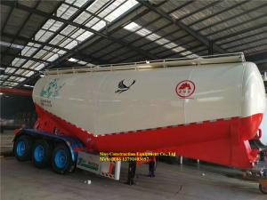 China Sinotruk Heavy Duty Semi Trailers 3 Axles 30m3 Bulk Powder Tanker Trailer wholesale