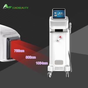 China Professional 755 808 1064 808nm diode laser hair removal machine with CE approved wholesale