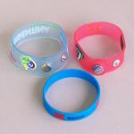 Powerful Custom Colorful DIY Soft PVC / Specialty Silicone Products Bracelet