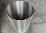 Stainless Steel Wedge Wire Screen With Acid And Alkali Resistance