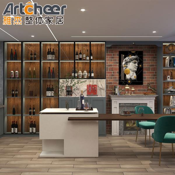 American Style Kitchen Cabinets with Solid Shaker Design and Stainless Steel