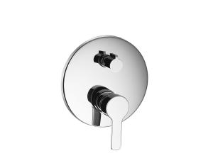 China Rust Resistance Single Lever Wall Mixer Surface Mount Shower Faucet wholesale