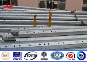 China 15m 1250DAN Commercial Light Galvanized Steel Pole ASTM A123 wholesale