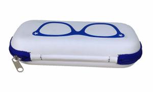 China 2024 semi hard eva zipper kids spectacles cases with your own logo wholesale