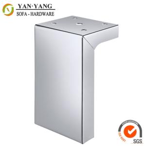 China 12cm high durable furniture legs chrome metal T shaped table legs SL-121 wholesale