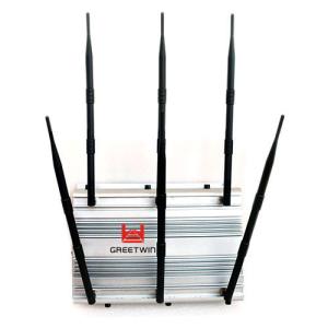 China VSWR Protection 4G LTE Cell Phone Signal Jammer , Mobile Phone Inhibitor High Power wholesale