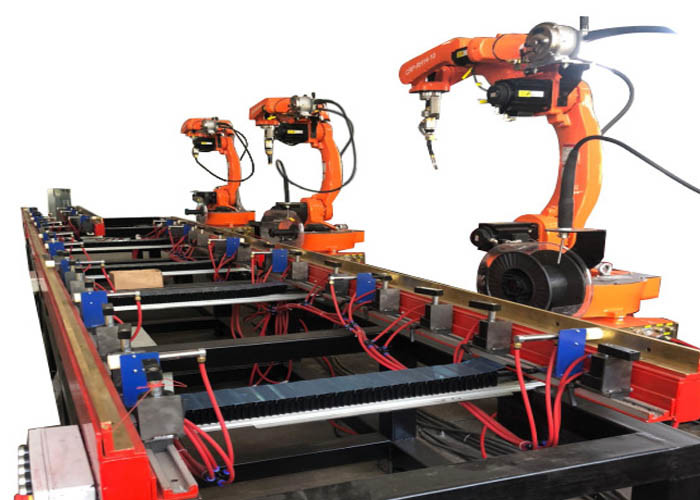 High Rigidity Robotic Arm Welder Automatic 12kgs Wrist Loading