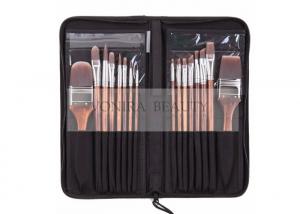 China Nylon Hair Wooden Handle Body Paint Brushes16pcs Set High Quality Painting Brushes Set wholesale