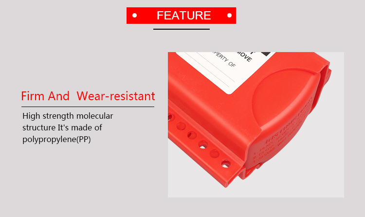 BOSHI Customized Color Adjustable Safety Ball Valve Lockout Devices